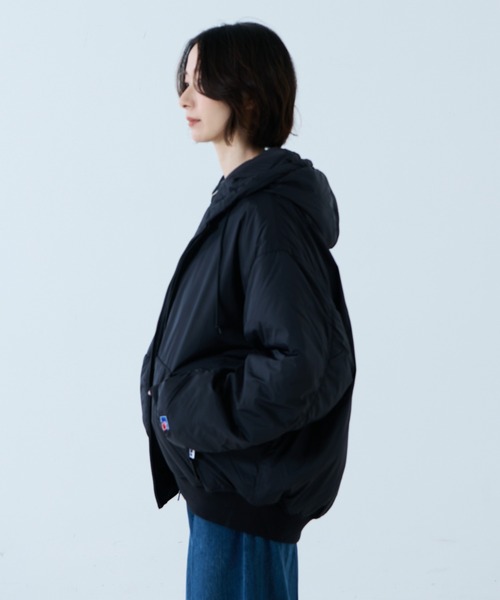 ラッセルアスレチック　ナイロンジャケット　XL RUSSELL ATHLETIC/ラッセル アスレチック】ナイロンパファージップ