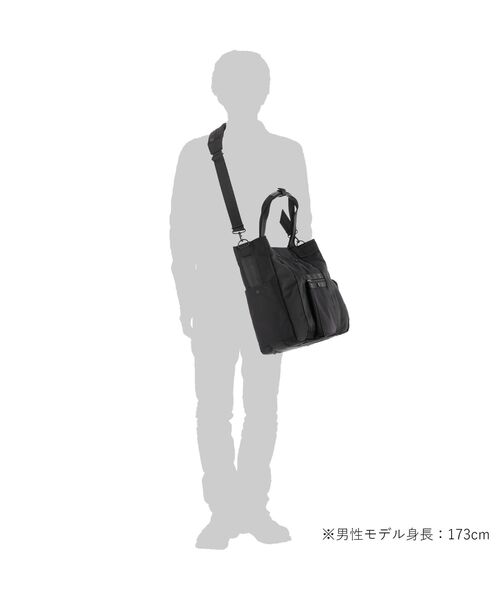 POTR(ピーオーティーアール)の「スコープ アーバントート(トートバッグ・メンズ・ブラック・FREE)」の15枚目の写真