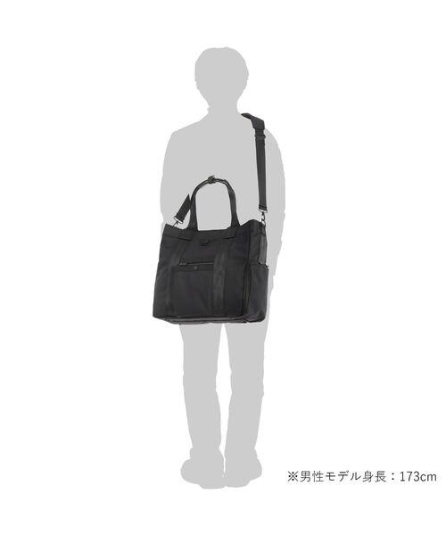 POTR(ピーオーティーアール)の「スコープ アーバントート(トートバッグ・メンズ・ブラック・FREE)」の16枚目の写真