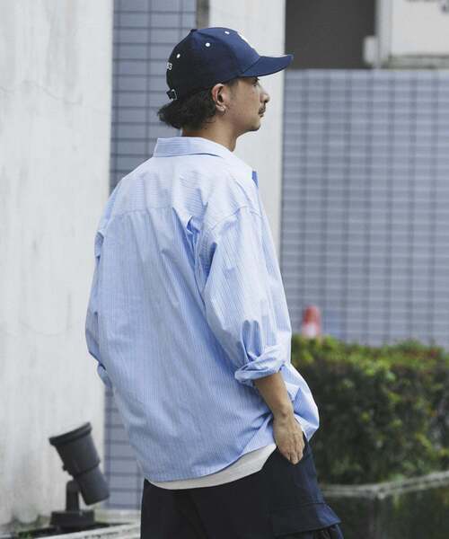 JOURNAL STANDARD relume（ジャーナルスタンダード　レリューム）の「JAMES FABRIC / ジェームスファブリック ブルーハケメ ライトウェイトシャツ（シャツ/ブラウス・メンズ・クリアブルー/ブルー系その他/ブルー・MEDIUM/LARGE）」の14枚目の写真