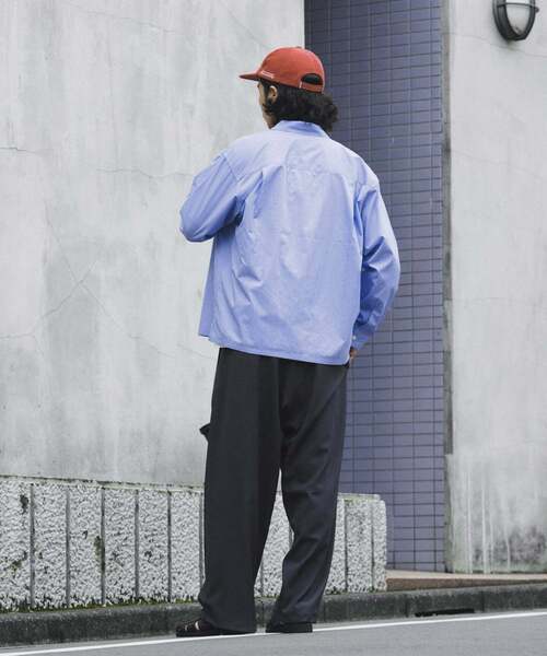 JOURNAL STANDARD relume（ジャーナルスタンダード　レリューム）の「JAMES FABRIC / ジェームスファブリック ブルーハケメ ライトウェイトシャツ（シャツ/ブラウス・メンズ・クリアブルー/ブルー系その他/ブルー・MEDIUM/LARGE）」の21枚目の写真