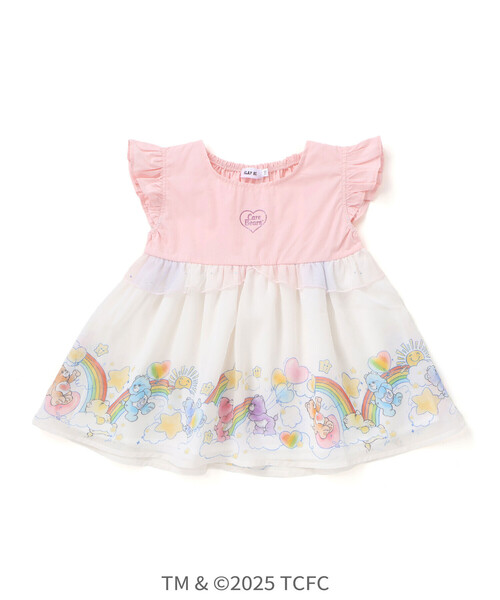 SLAP SLIP（スラップスリップ）の「【ケアベア×SLAP SLIP】肩フリル裾プリントチュニック(80~130cm)（シャツ/ブラウス・キッズ・パープル/ピンク・120cm/130cm/100cm/80ｃｍ/110cm/90cm）」の17枚目の写真