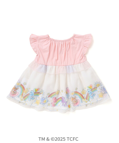 SLAP SLIP（スラップスリップ）の「【ケアベア×SLAP SLIP】肩フリル裾プリントチュニック(80~130cm)（シャツ/ブラウス・キッズ・パープル/ピンク・120cm/130cm/100cm/80ｃｍ/110cm/90cm）」の18枚目の写真