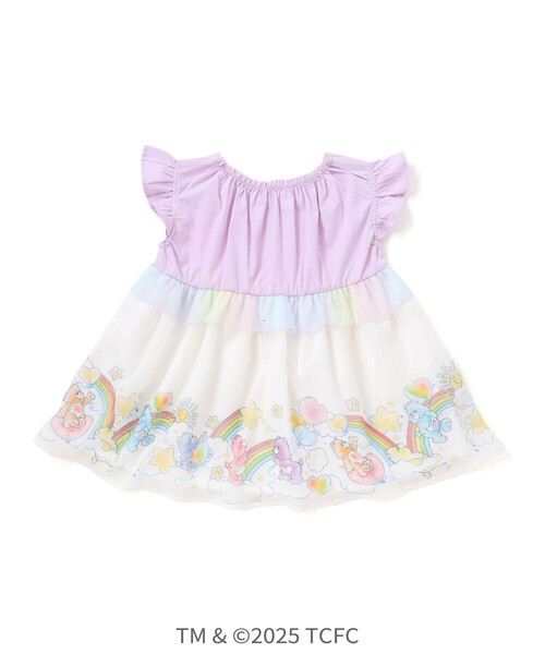 SLAP SLIP（スラップスリップ）の「【ケアベア×SLAP SLIP】肩フリル裾プリントチュニック(80~130cm)（シャツ/ブラウス・キッズ・パープル/ピンク・120cm/130cm/100cm/80ｃｍ/110cm/90cm）」の12枚目の写真