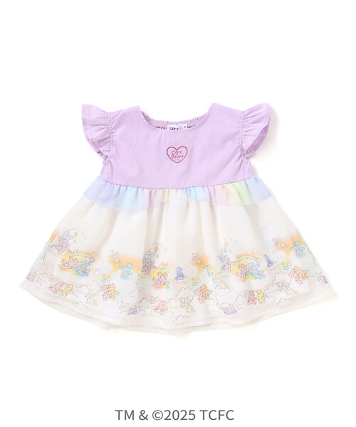 SLAP SLIP（スラップスリップ）の「【ケアベア×SLAP SLIP】肩フリル裾プリントチュニック(80~130cm)（シャツ/ブラウス・キッズ・パープル/ピンク・120cm/130cm/100cm/80ｃｍ/110cm/90cm）」の13枚目の写真