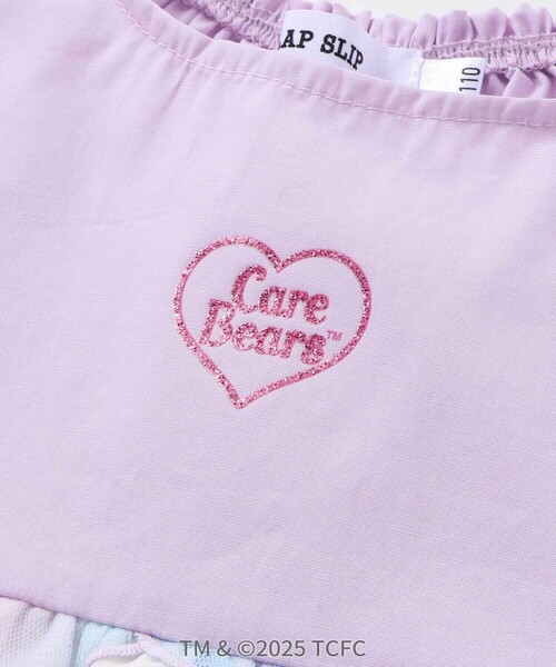 SLAP SLIP（スラップスリップ）の「【ケアベア×SLAP SLIP】肩フリル裾プリントチュニック(80~130cm)（シャツ/ブラウス・キッズ・パープル/ピンク・120cm/130cm/100cm/80ｃｍ/110cm/90cm）」の16枚目の写真