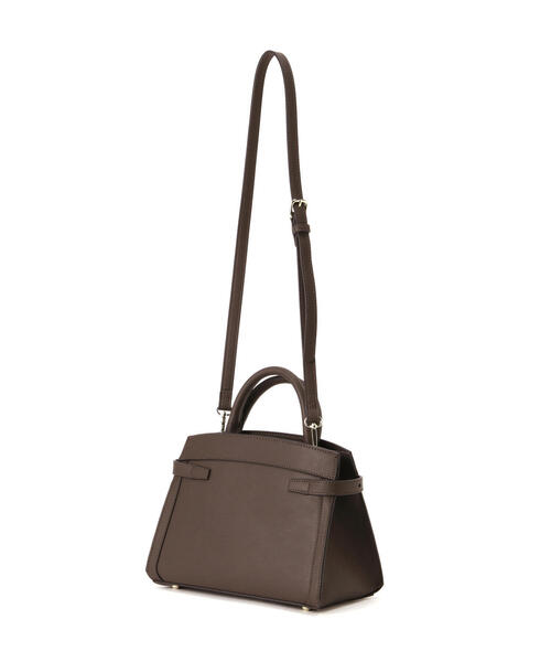 NATURAL BEAUTY BASIC（ナチュラルビューティーベーシック）の「◇【Oggi掲載】トリムティームバッグ（ハンドバッグ・レディース・ブラウン系その他/ブラック・ﾌﾘ-）」の7枚目の写真