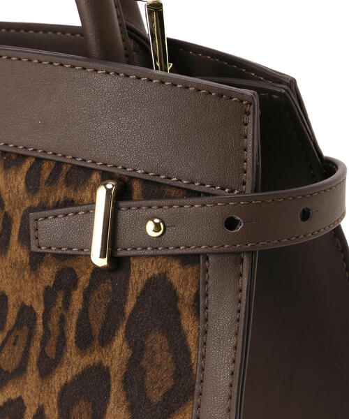 NATURAL BEAUTY BASIC（ナチュラルビューティーベーシック）の「◇【Oggi掲載】トリムティームバッグ（ハンドバッグ・レディース・ブラウン系その他/ブラック・ﾌﾘ-）」の11枚目の写真