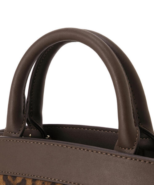 NATURAL BEAUTY BASIC（ナチュラルビューティーベーシック）の「◇【Oggi掲載】トリムティームバッグ（ハンドバッグ・レディース・ブラウン系その他/ブラック・ﾌﾘ-）」の12枚目の写真