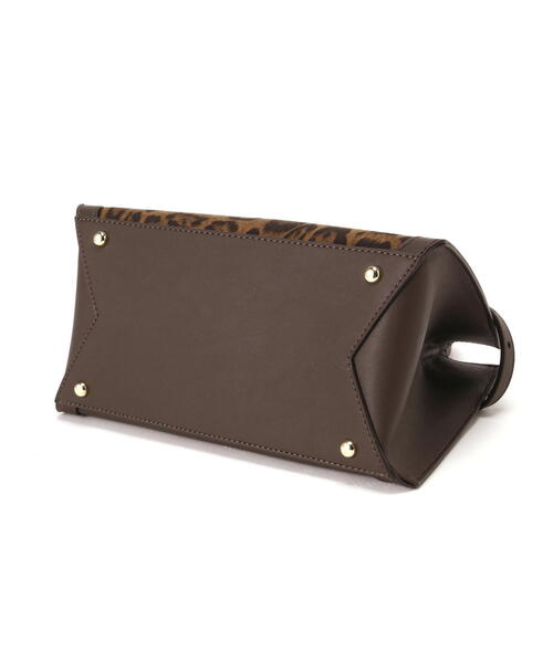 NATURAL BEAUTY BASIC（ナチュラルビューティーベーシック）の「◇【Oggi掲載】トリムティームバッグ（ハンドバッグ・レディース・ブラウン系その他/ブラック・ﾌﾘ-）」の15枚目の写真