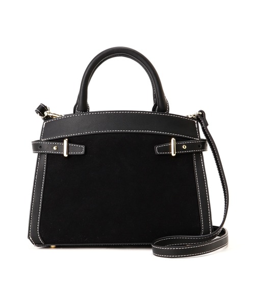 NATURAL BEAUTY BASIC（ナチュラルビューティーベーシック）の「◇【Oggi掲載】トリムティームバッグ（ハンドバッグ・レディース・ブラウン系その他/ブラック・ﾌﾘ-）」の3枚目の写真