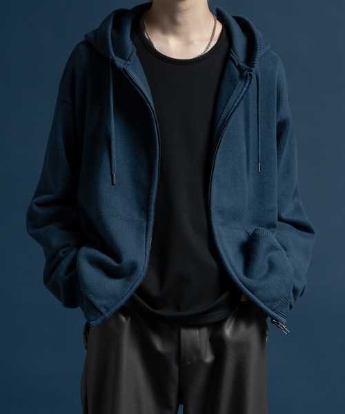 CASPER JOHN（キャスパージョン）の「Knit parka/ニットパーカー