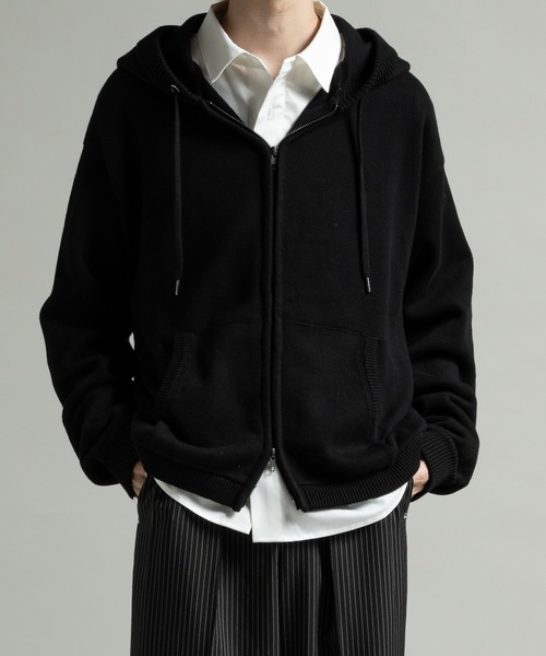 【casper john】Knit parka/ニットパーカー Knit parka/ニットパーカー（パーカー）｜Casper John