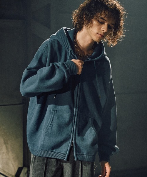 CASPER JOHN（キャスパージョン）の「Knit parka/ニットパーカー