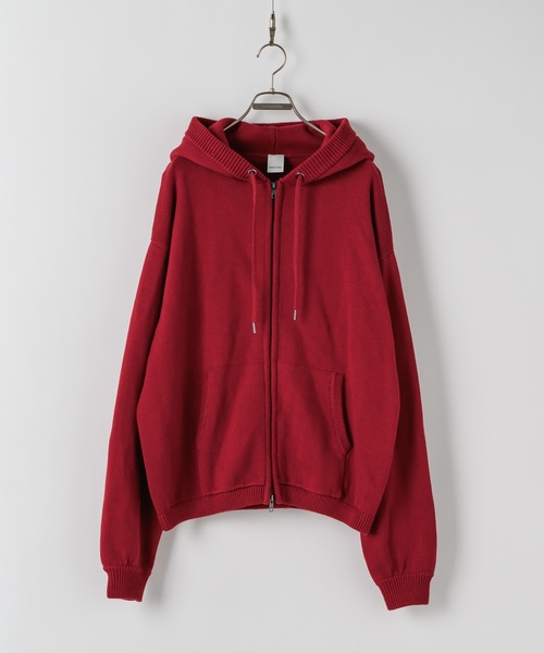 【casper john】Knit parka/ニットパーカー Casper John パーカー Knit parka/ニットパーカー メンズ