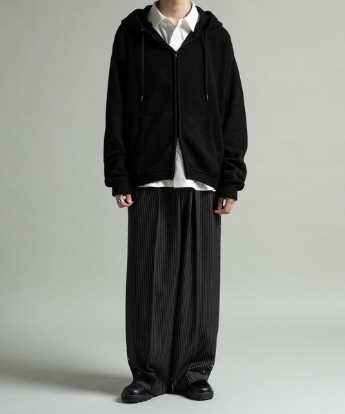 【casper john】Knit parka/ニットパーカー Casper John パーカー Knit parka/ニットパーカー メンズ