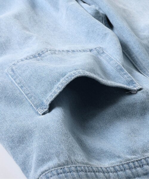 algy（アルジー）の「デニムサロペ（サロペット/オーバーオール・キッズ・グレー/サックスブルー・XX-SMALL/X-SMALL/MEDIUM/SMALL）」の8枚目の写真