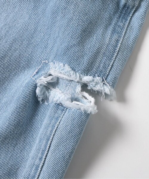 algy（アルジー）の「デニムサロペ（サロペット/オーバーオール・キッズ・グレー/サックスブルー・XX-SMALL/X-SMALL/MEDIUM/SMALL）」の9枚目の写真