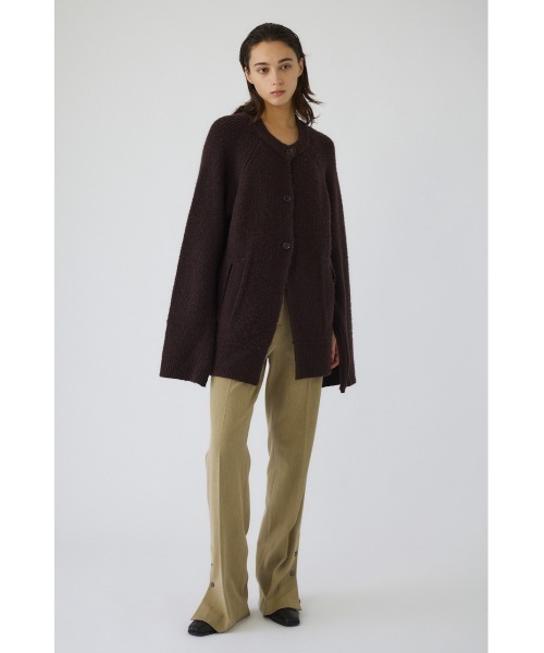 RIM.ARK（リムアーク）の「Poncho like raglan knit C/D ポンチョライクラグランニットカーディガン（カーディガン/ボレロ・レディース・グレー/ダークブルー/ブラウン・FREE）」の6枚目の写真