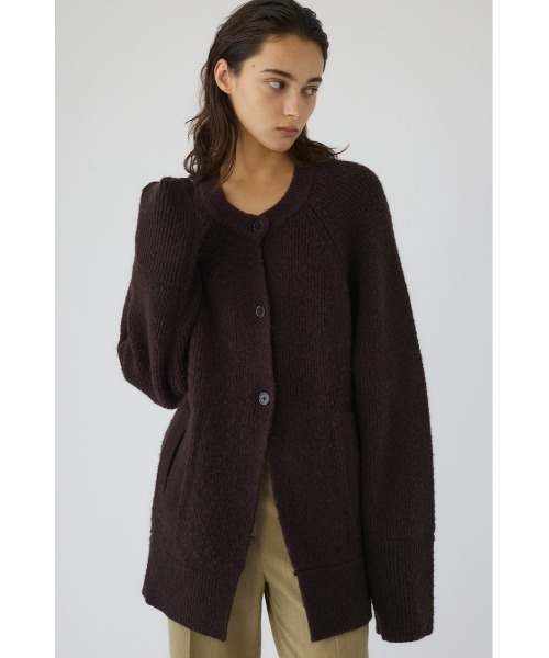 RIM.ARK（リムアーク）の「Poncho like raglan knit C/D ポンチョライクラグランニットカーディガン（カーディガン/ボレロ・レディース・グレー/ダークブルー/ブラウン・FREE）」の21枚目の写真