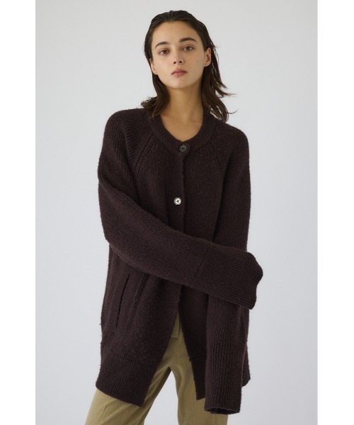 RIM.ARK（リムアーク）の「Poncho like raglan knit C/D ポンチョライクラグランニットカーディガン（カーディガン/ボレロ・レディース・グレー/ダークブルー/ブラウン・FREE）」の22枚目の写真