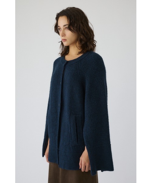 RIM.ARK（リムアーク）の「Poncho like raglan knit C/D ポンチョライクラグランニットカーディガン（カーディガン/ボレロ・レディース・グレー/ダークブルー/ブラウン・FREE）」の17枚目の写真
