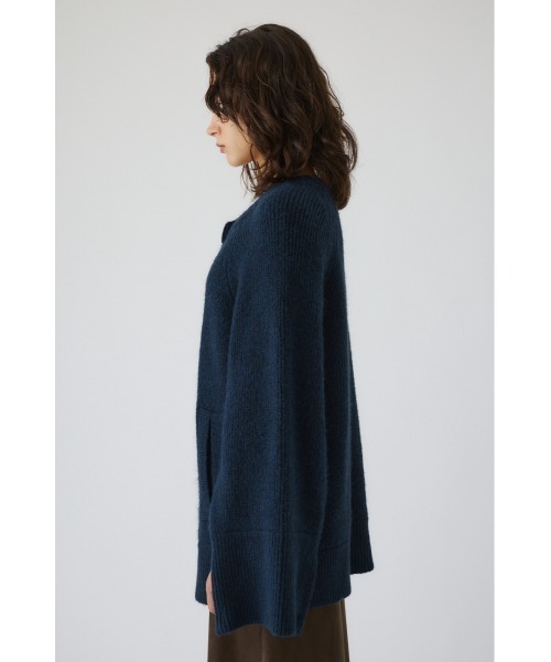 RIM.ARK（リムアーク）の「Poncho like raglan knit C/D ポンチョライクラグランニットカーディガン（カーディガン/ボレロ・レディース・グレー/ダークブルー/ブラウン・FREE）」の18枚目の写真
