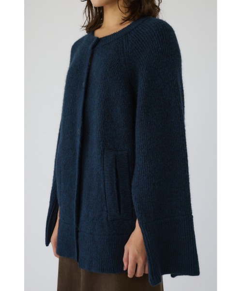 RIM.ARK（リムアーク）の「Poncho like raglan knit C/D ポンチョライクラグランニットカーディガン（カーディガン/ボレロ・レディース・グレー/ダークブルー/ブラウン・FREE）」の20枚目の写真