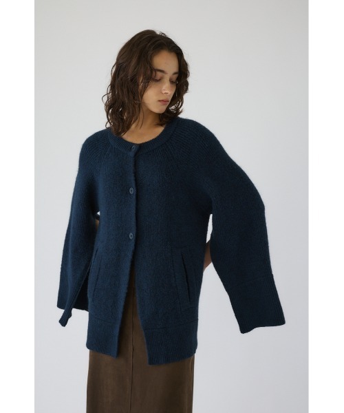 RIM.ARK（リムアーク）の「Poncho like raglan knit C/D ポンチョライクラグランニットカーディガン（カーディガン/ボレロ・レディース・グレー/ダークブルー/ブラウン・FREE）」の16枚目の写真
