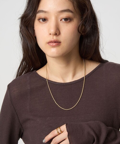 3WAY チェーンコンビ スライド ネックレス（ネックレス）｜green label