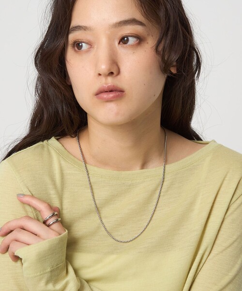 3WAY チェーンコンビ スライド ネックレス（ネックレス）｜green label