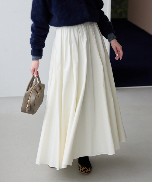 ランダムタックボリュームスカート（スカート）｜SLOBE IENA