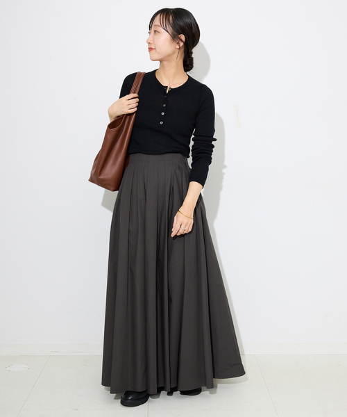 ランダムタックボリュームスカート（スカート）｜SLOBE IENA