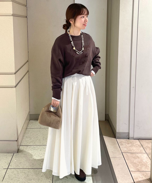 セール】ランダムタックボリュームスカート（スカート）｜SLOBE IENA