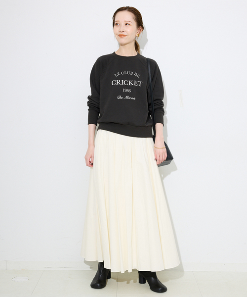 SLOBE IENA(スローブイエナ)の「ランダムタックボリュームスカート(スカート・レディース・グレー/ホワイト・36/38)」の14枚目の写真