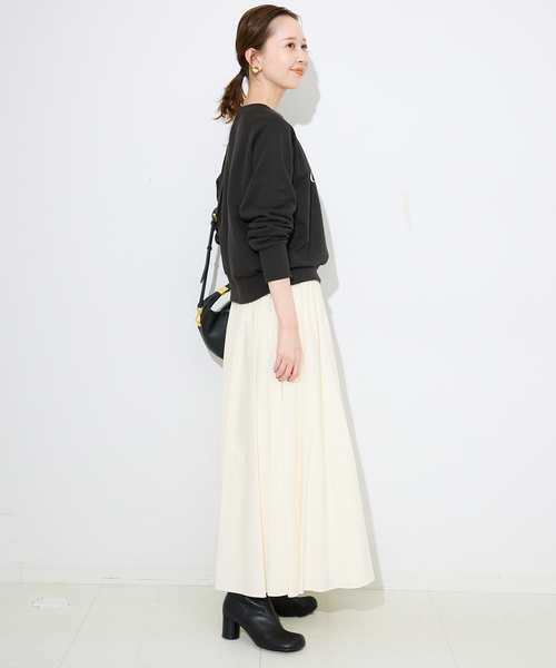 SLOBE IENA(スローブイエナ)の「ランダムタックボリュームスカート(スカート・レディース・グレー/ホワイト・36/38)」の15枚目の写真