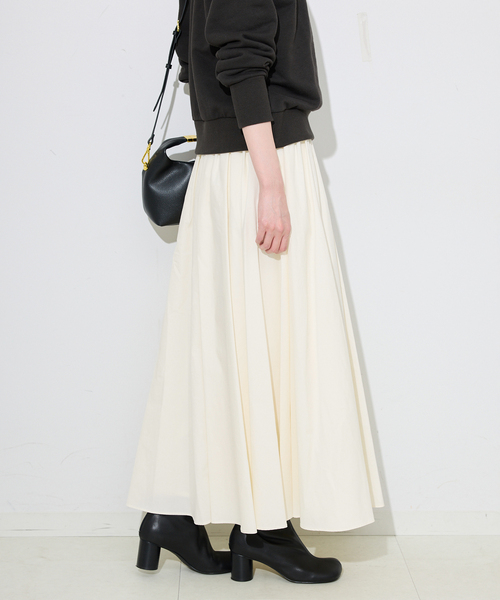 SLOBE IENA(スローブイエナ)の「ランダムタックボリュームスカート(スカート・レディース・グレー/ホワイト・36/38)」の7枚目の写真