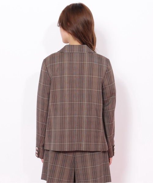セール】◇ウーリッシュフラノジャケット（テーラードジャケット