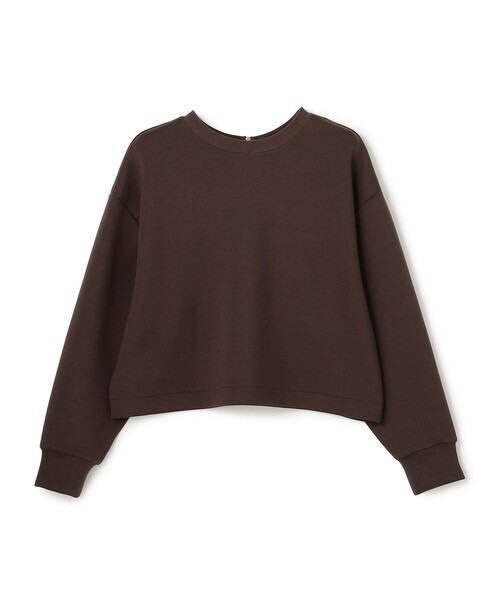 UNFILO(アンフィーロ)の「【2WAY】BEAUTY FORM JERSEY ハーフZIP プルオーバー(パーカー・レディース・ダークブラウン系/ブルー系/ライトグレー系/ベージュ系/グレー系/ブラック系・MEDIUM/SMALL)」の18枚目の写真