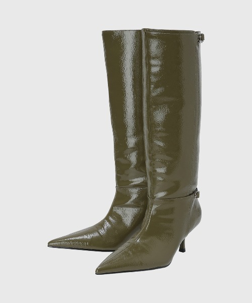 BUCKLED LONG BOOTS/バックルロングブーツ(ブーツ)|JOSE MOON BUCKLED LONG BOOTS/バックルロングブーツ(ブーツ)|JOSE MOON