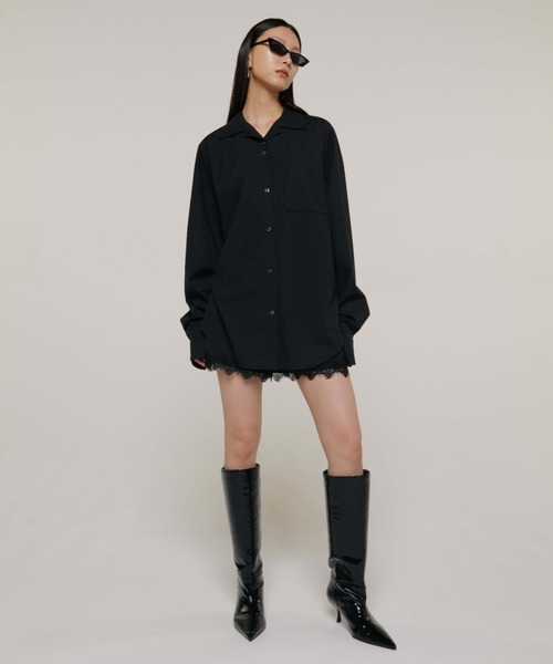 JOSE MOON（ジョゼムーン）の「BUCKLED LONG BOOTS/バックルロングブーツ（ブーツ・レディース・ブラック/カーキ・35/37/39）」の4枚目の写真