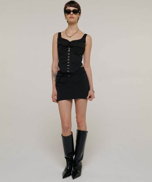 BUCKLED LONG BOOTS/バックルロングブーツ（ブーツ）｜JOSE MOON