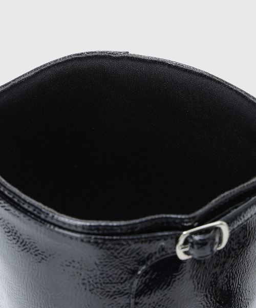 JOSE MOON（ジョゼムーン）の「BUCKLED LONG BOOTS/バックルロングブーツ（ブーツ・レディース・ブラック/カーキ・35/37/39）」の14枚目の写真