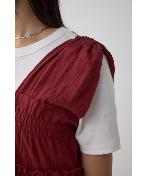AZUL by moussy(アズールバイマウジー)の「素材アソートシャーリングベスト(ベスト・レディース・ブラック/マルチ/マジェンタ・FREE)」の22枚目の写真