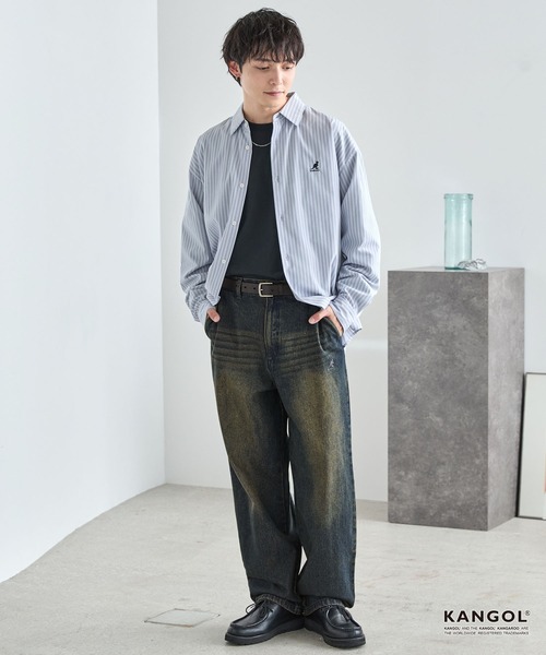 old kangol カンゴール　デニムパンツ KANGOL ジーンズ 「KANGOL/カンゴール」別注コラボ ストレッチ