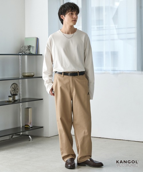 ののこ様 KANGOL/カンゴール 別注 ロゴ ワンポイント刺繍 セミワイド