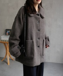 ap retro（アプレトロ）の「プードルボアミドル丈コート《動画あり》（その他アウター）」