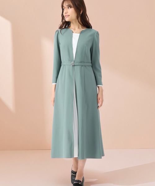 セール】2025秋冬新作 フロントプリーツワンピース（ワンピース