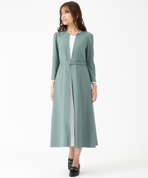 セール】2025秋冬新作 フロントプリーツワンピース（ワンピース