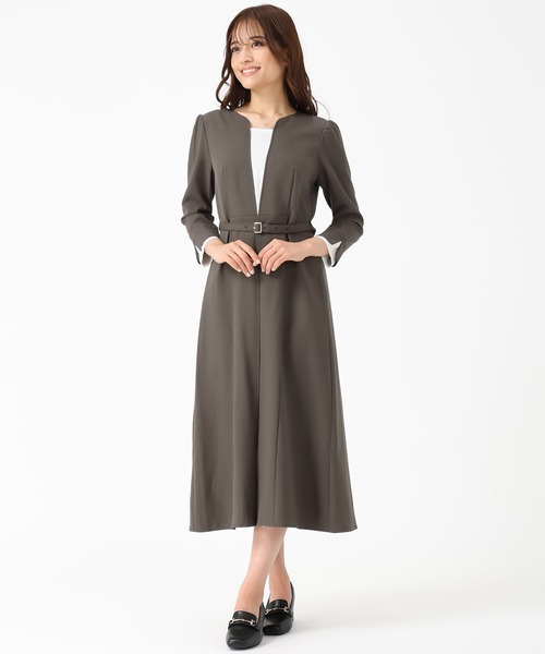 セール】2025秋冬新作 フロントプリーツワンピース（ワンピース